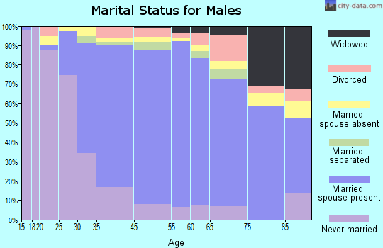 Valley Cottage marital status for males