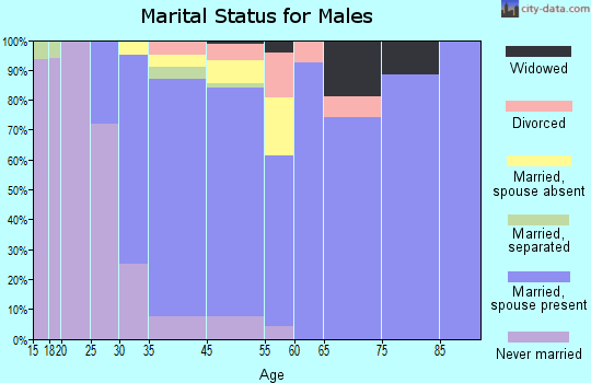 West Sayville marital status for males
