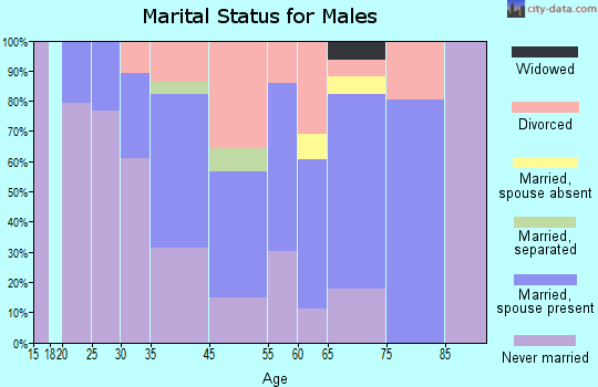 Woodstock marital status for males
