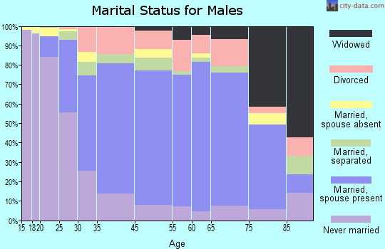 Ayden marital status for males