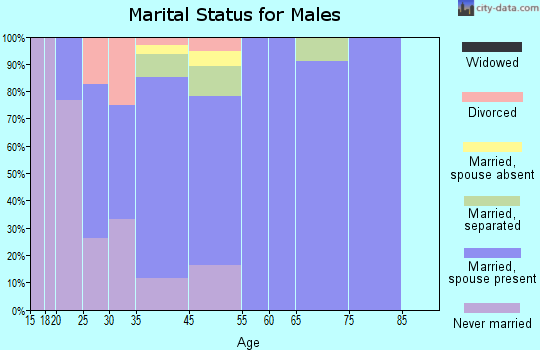Bailey marital status for males