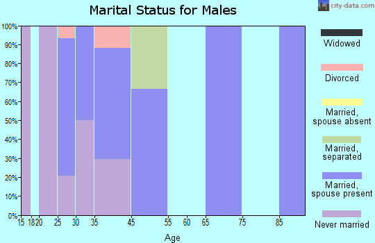 Belville marital status for males
