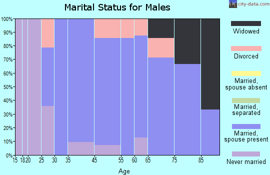 Bethania marital status for males