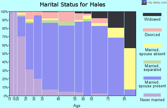 Clemmons marital status for males