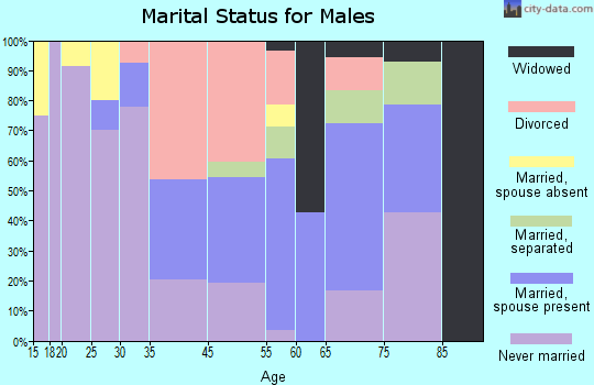 Dobbins Heights marital status for males