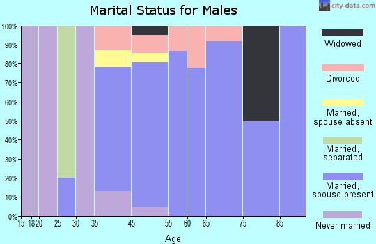 Dover marital status for males