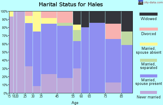 Ellerbe marital status for males