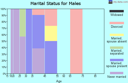 Ivanhoe marital status for males