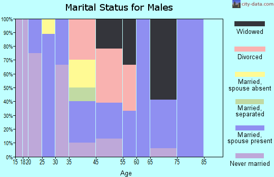 Widener marital status for males