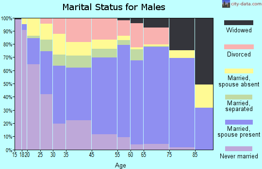 Lexington marital status for males