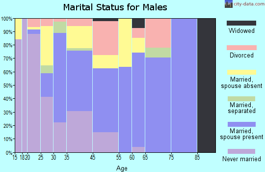 Magnolia marital status for males