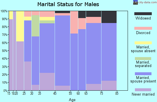 Mar-Mac marital status for males
