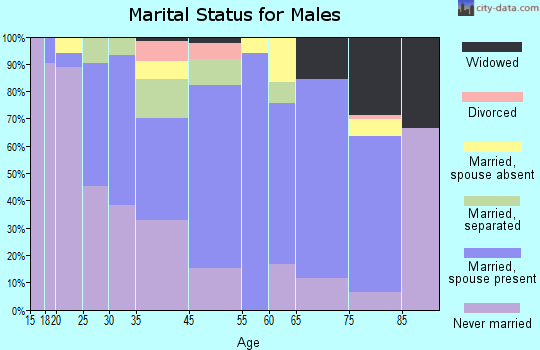 Maxton marital status for males
