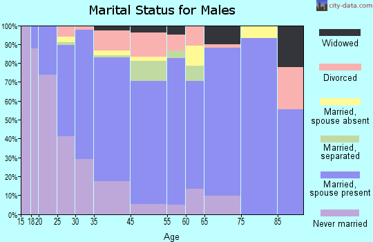 Mebane marital status for males