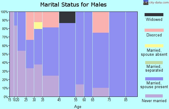 Winslow marital status for males