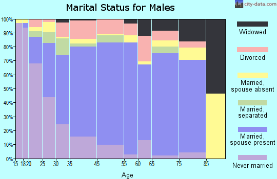 Newton marital status for males