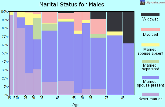 Norwood marital status for males
