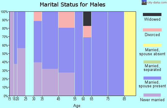 Ocracoke marital status for males
