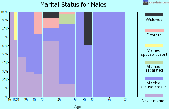 Fruithurst marital status for males