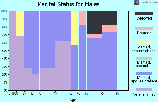 Pink Hill marital status for males