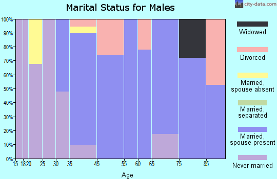 Acton marital status for males