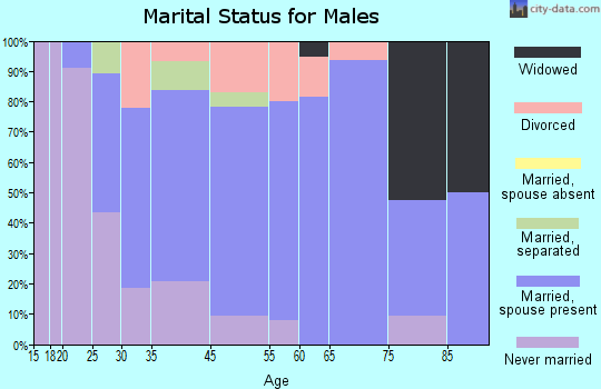 Princeton marital status for males