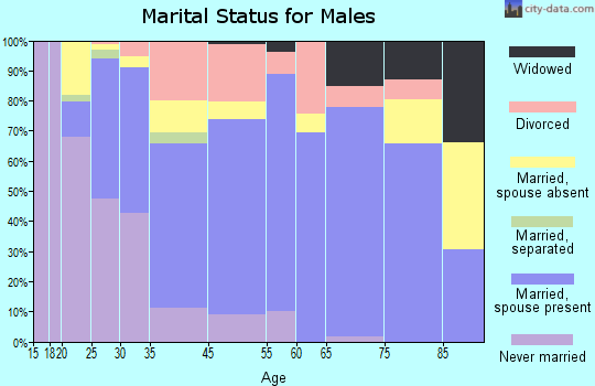 Rockingham marital status for males
