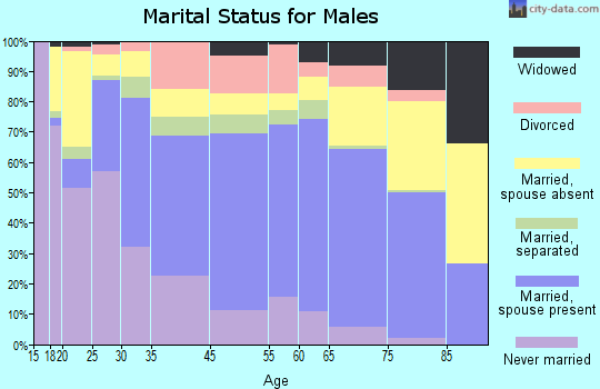 Salisbury marital status for males