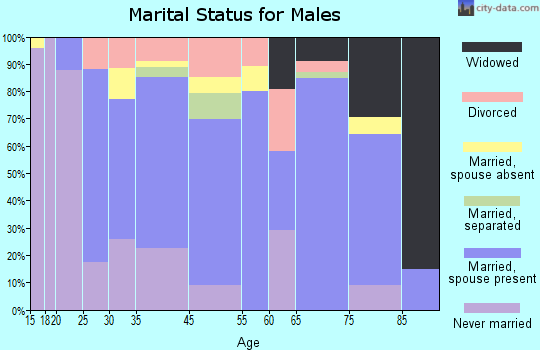 Spencer marital status for males