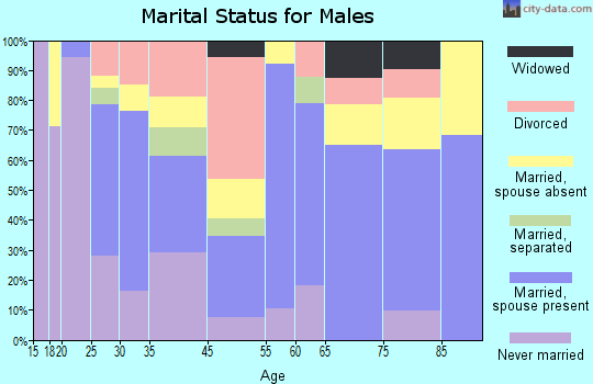 Taylorsville marital status for males