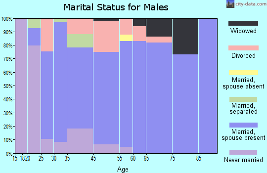 Wrightsboro marital status for males