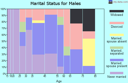 Belcourt marital status for males