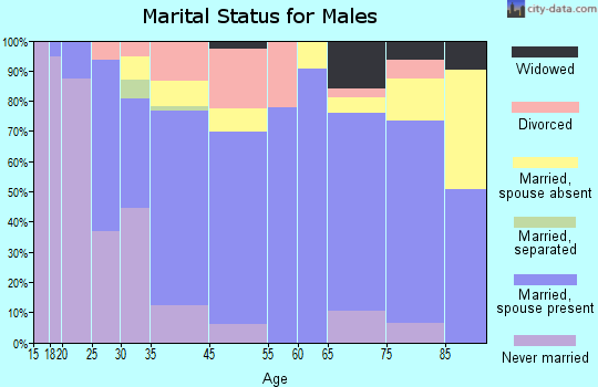 Grafton marital status for males