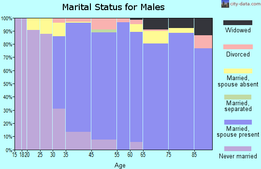 Atherton marital status for males