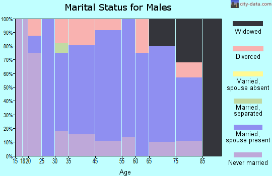 Minto marital status for males