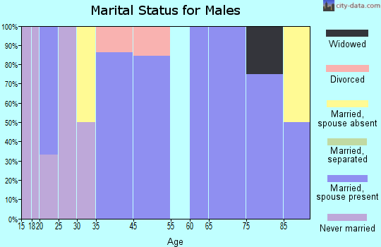 Plaza marital status for males