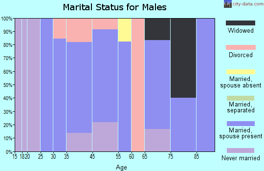 Sawyer marital status for males