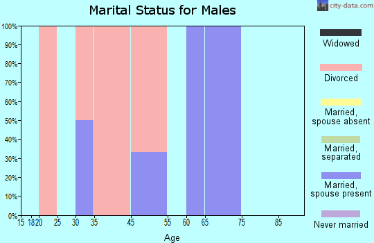 Solen marital status for males