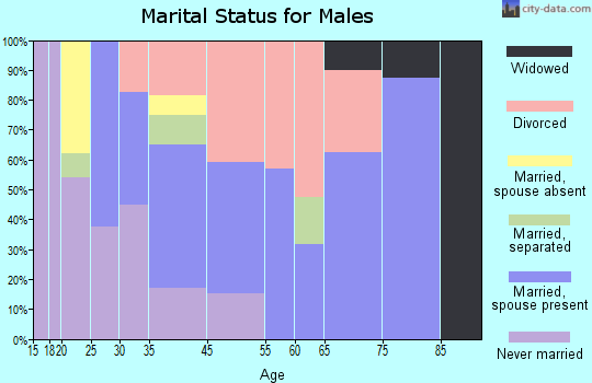 Bayview marital status for males