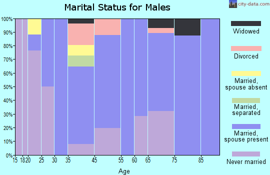 Wyndmere marital status for males