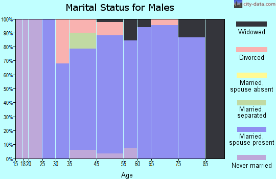 Amberley marital status for males