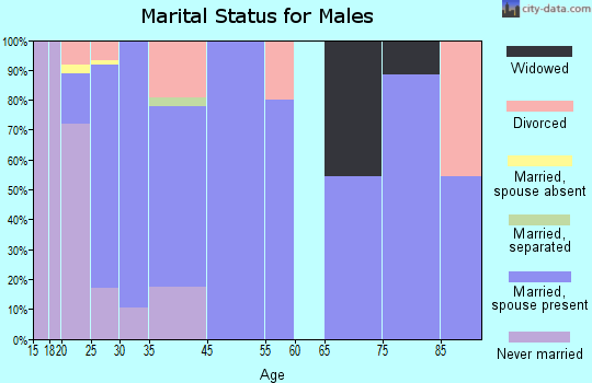 Amelia marital status for males