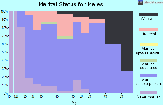 Baltimore marital status for males