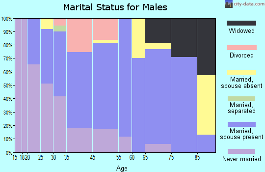 Barnesville marital status for males