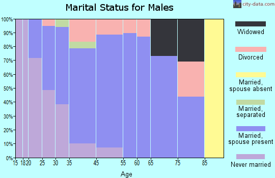 Blanchester marital status for males
