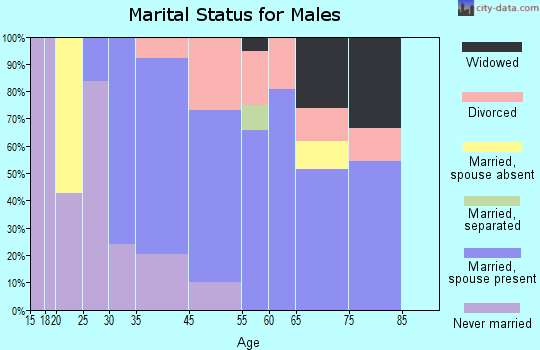 Bolindale marital status for males