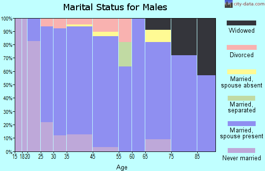 Bolivar marital status for males