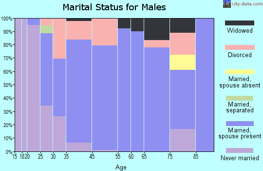 Bradner marital status for males