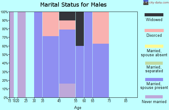 Burgoon marital status for males
