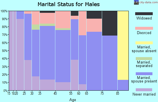 Burton marital status for males